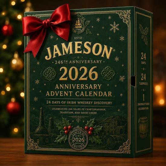 246th Anniversary Christmas Advent Calendar - Whiskey Gift Box with 24 Mini Bottles