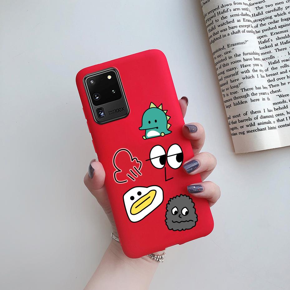 Чехол для Samsung Galaxy S20 S 20 Ultra Plus Силиконовый Рисованный милый Мягкий Тонкий Чехол Обложка Для Samsung S20 Plus Ultra Чехлы для Телефона