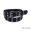 Man Belt Accessories Star Hole Waist Strap Korean Waist Belts Women Waistband Double Grommet Hole