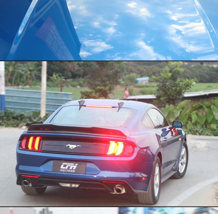 Ford Mustang 2015-2023 Carbon Fiber Roof Fin Antenna Spoiler