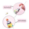 1/3Pcs Blowing Colorful Bubble Ball Plastic Balloon Won'T Burst Safe For Kids Boys Girls Gift Cartoon Magic Bubble Glue Toy