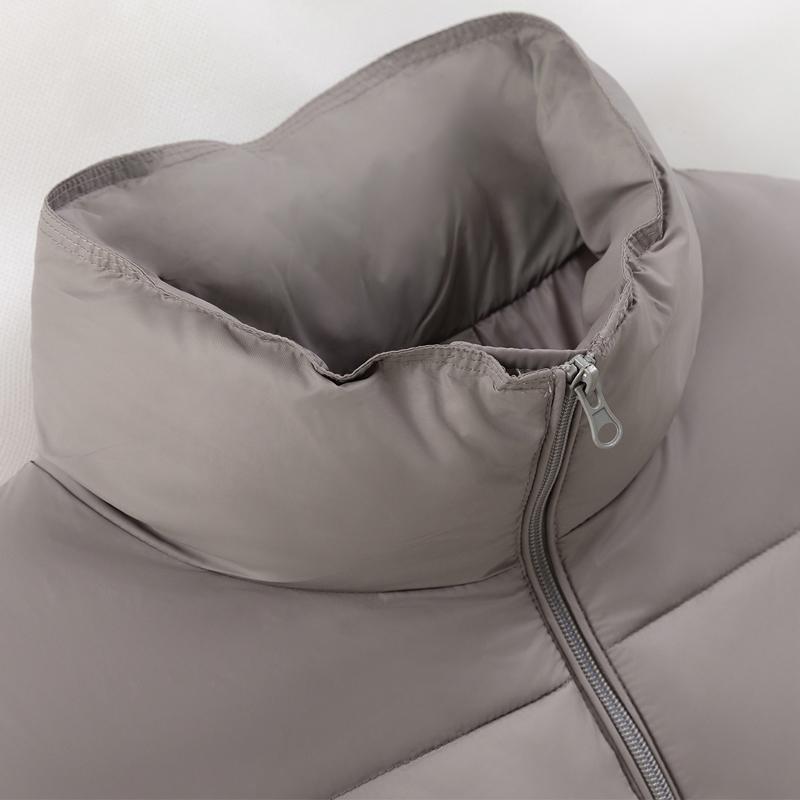 Модный зимний теплый жилет женский без рукавов парка повседневная толстая женская куртка