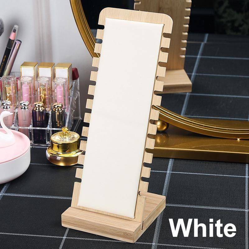 Новая мода бамбуковые ювелирные изделия ожерелье органайзер для ювелирных изделий деревянный мульти кулон полка рамка для дисплея