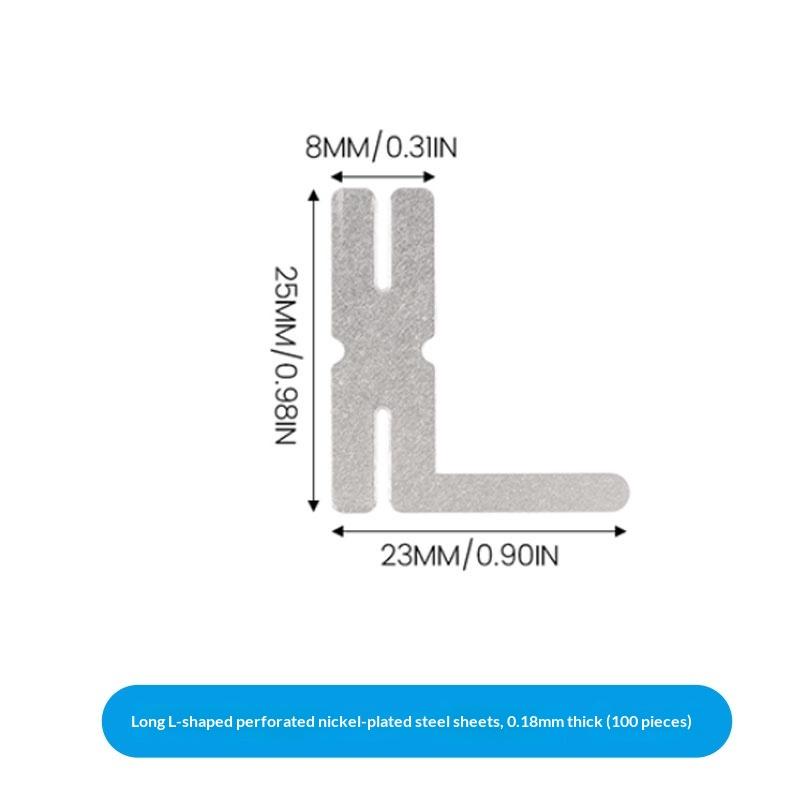 100 шт. Многоугольная никелевая пластина для аккумуляторов 18650, никелевая пластина для литиевых аккумуляторов для точечной сварки, листы для соединения аккумуляторов