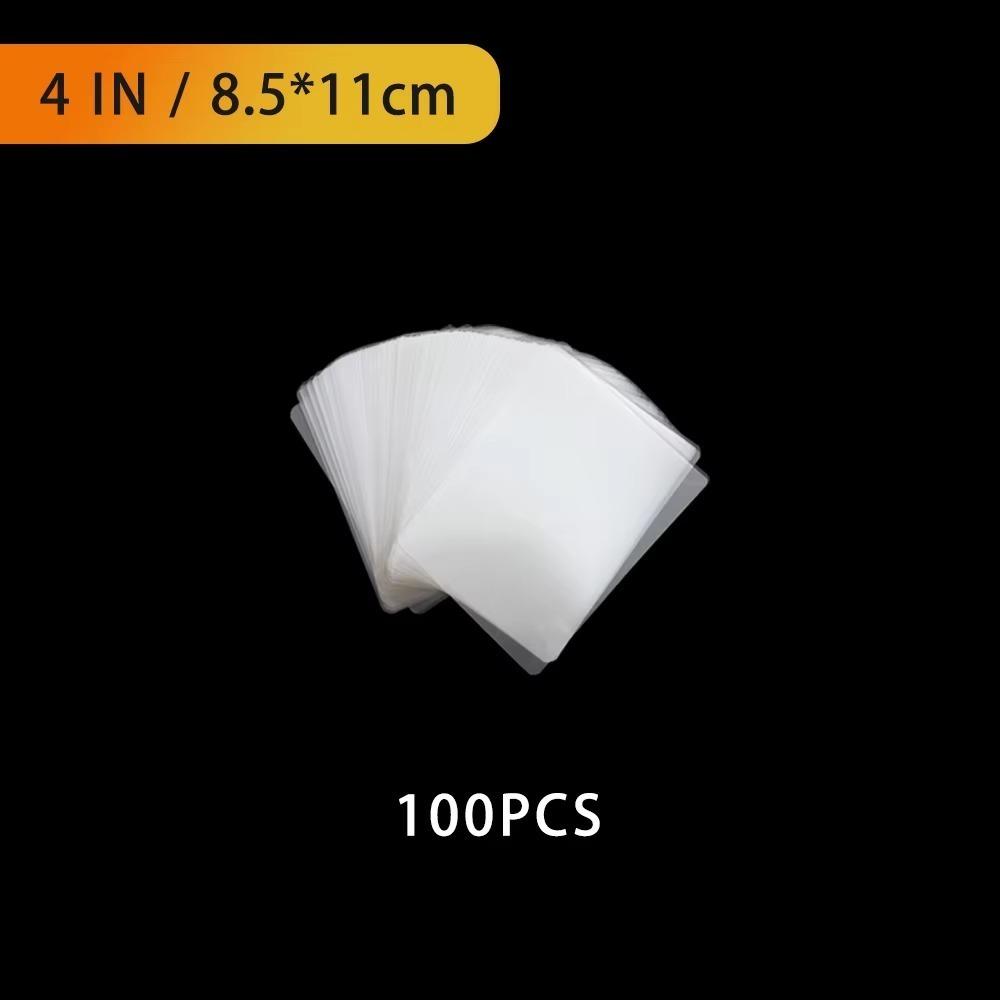 ПЭТ Термоламинирующая пленка Глянцевая Пластиковая пленка Ламинирующие пакеты Для Фото/Документов/Карточек/Изображений