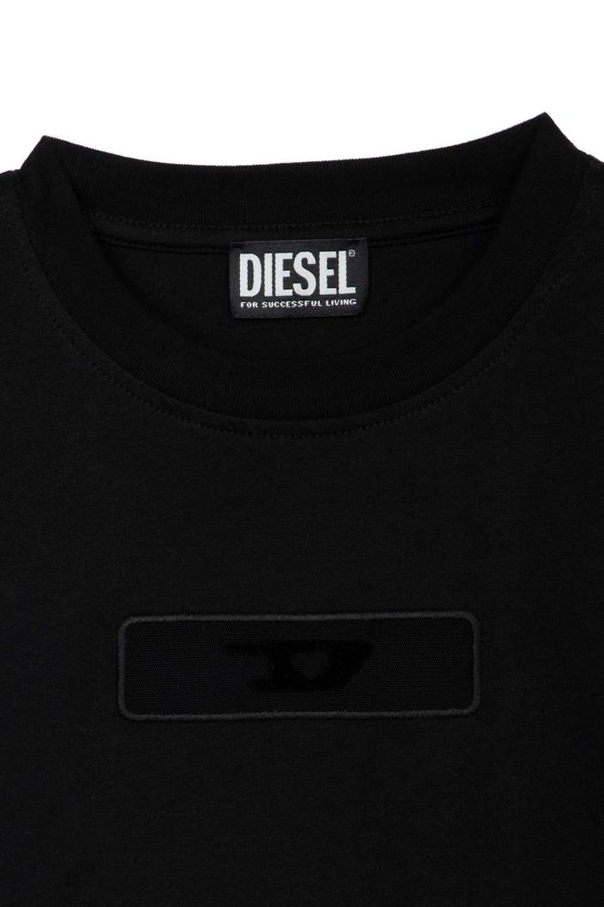 A15463RHERA 900 Black S [Diesel] Women's T-shirt T-REG-TULLE T-SHIRT