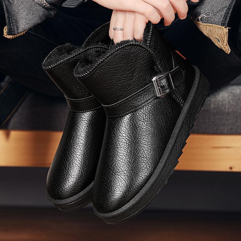 Мужские зимние ботинки, высококачественные нескользящие ботинки, мужские зимние ботинки 2024 года, новые зимние ботинки для женщин, водонепроницаемые ботинки для снега