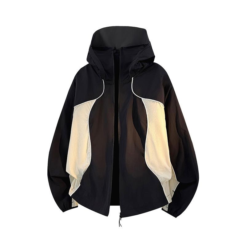 Outdoor UV protection, breathable and cool, hooded sunscreen, women's 1011 new summer thin coat, men's and women's