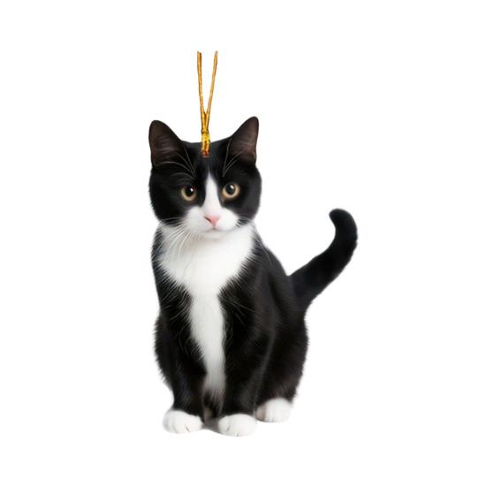 Car Rearview Mirror Pendant Hanging Decoration with Lanyard Easy To Hang Realistic Design Animal Shaped Christmas Tree Ornament