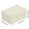 LeMotech Водонепроницаемая пылезащитная IP65 Пластиковая ABS Распределительная коробка Универсальный корпус для электрических проектов Светло-серый 3,3 x 2,3 x 1,3 дюйма (83 x 58 x 33 мм)