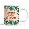 Mug - Christmas - Christophe - Beige - Ceramic - 325 Ml