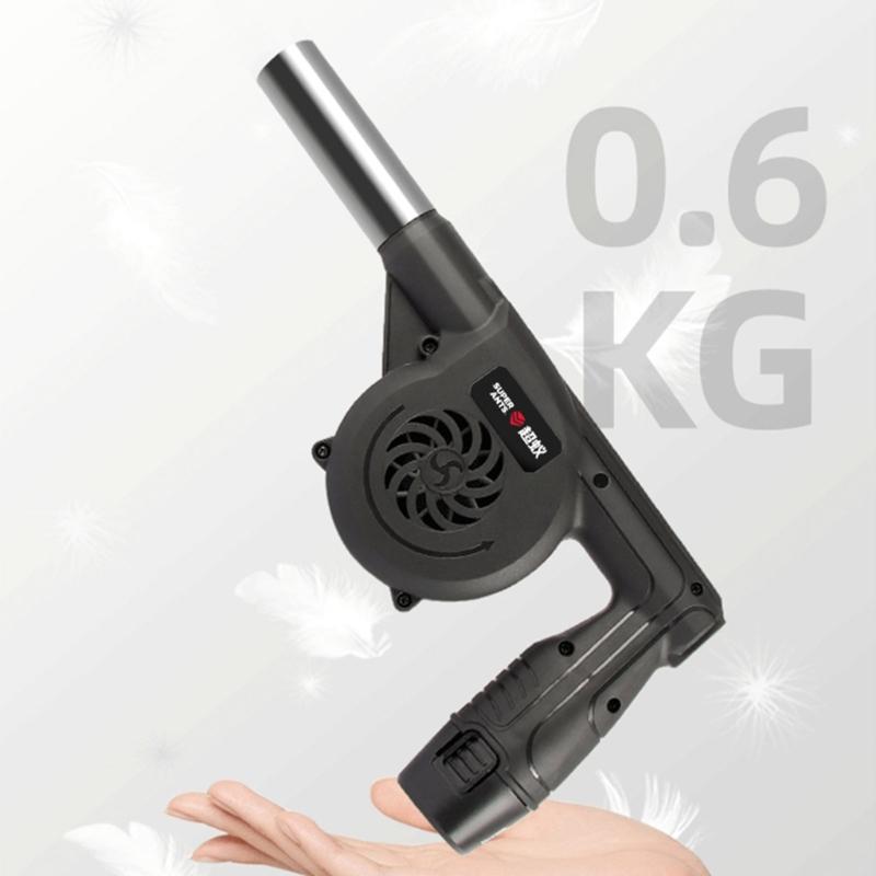 Handheld BBQ Fan Air Blower Large Air Flow Rechargeable BBQ Fan Variable Speed Controller Picnic Barbecue Tools