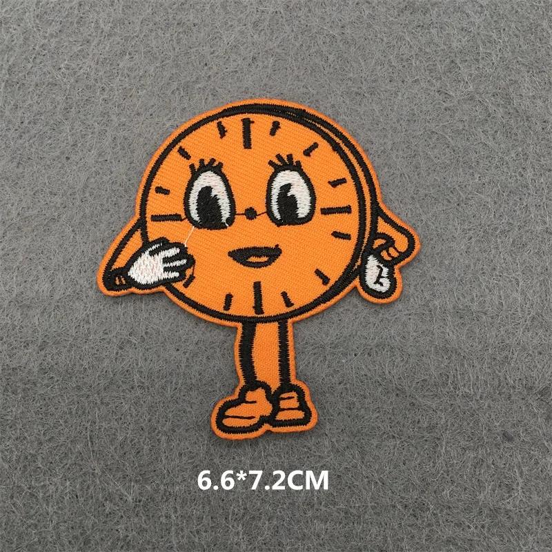 Вышитые нашивки на одежду Панк-нашивки для одежды Наклейки DIY с черепами и полосками Мультяшные нашивки Аппликации Значки