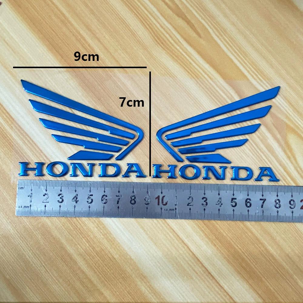 Honda Набор для модификации мотоцикла Логотип 3D наклейка HONDA Гальванизированная буквенная наклейка Водонепроницаемая наклейка Мотоаксессуары Cbr 600