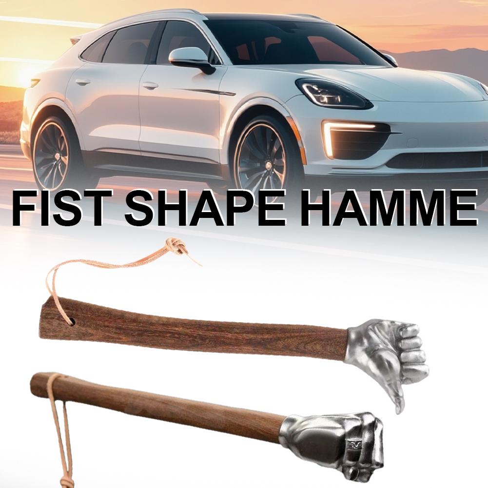Stainless Steel Fist Shape Hammer Portable Outdoor Car Mounted Multifunctional Window Breaking Tool Hand Tools Hardware Tool