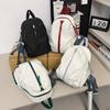 Contrast Color Schoolbag Women's Small Backpack Men Lightweight Backpack