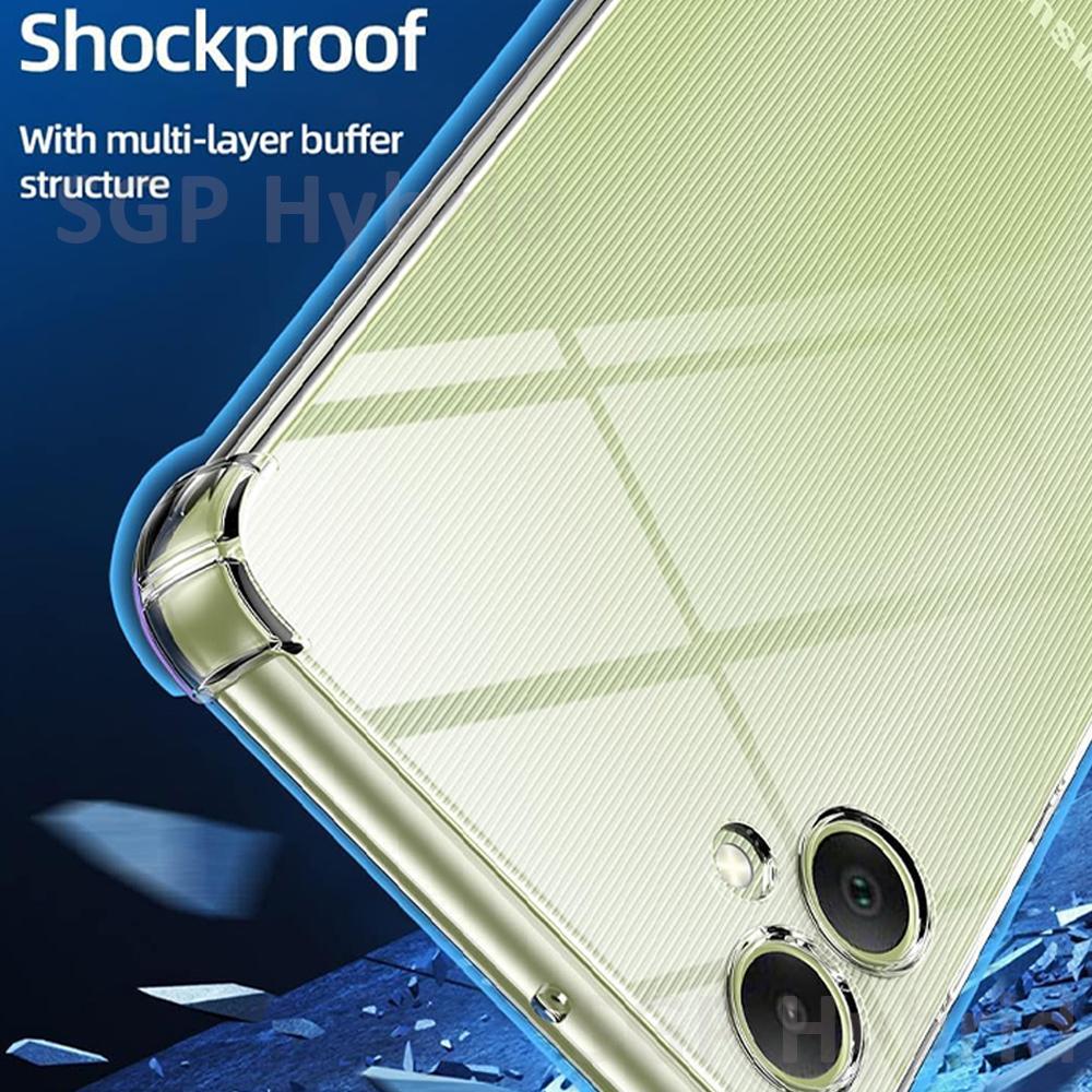 Чехол для Samsung A07 Прозрачная силиконовая задняя крышка для Samsung Galaxy A07 Samsang A 07 07A 4G Ударопрочный Fundas Чехол для телефона TPU Coque