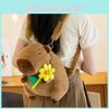 Backpack Plush Capybara Animal Stuffed Children Shoulder Bag Pp Filling Cotton