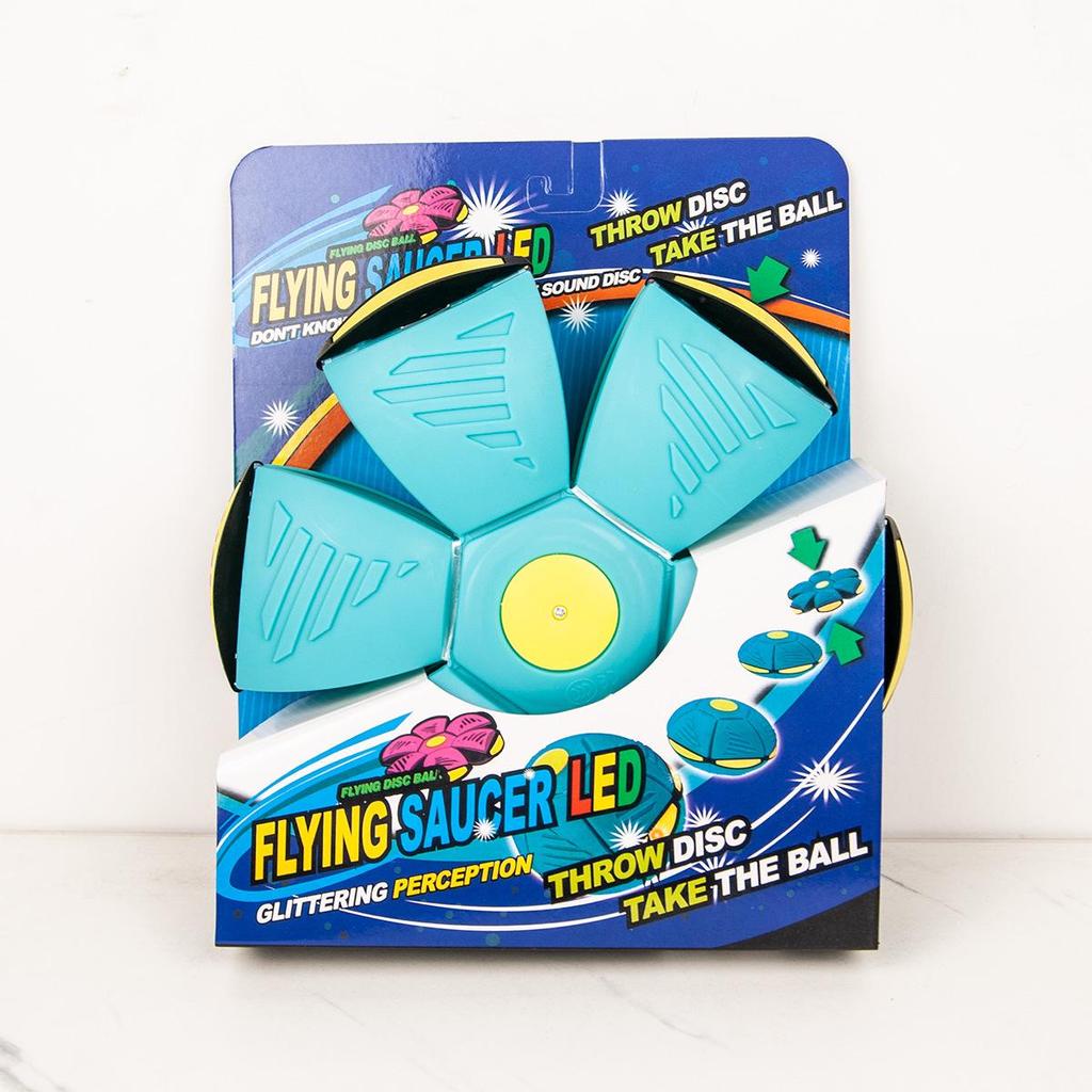 Luminous Elastic Magic Flying Saucer Ball - Children's Outdoor Step-on Toy