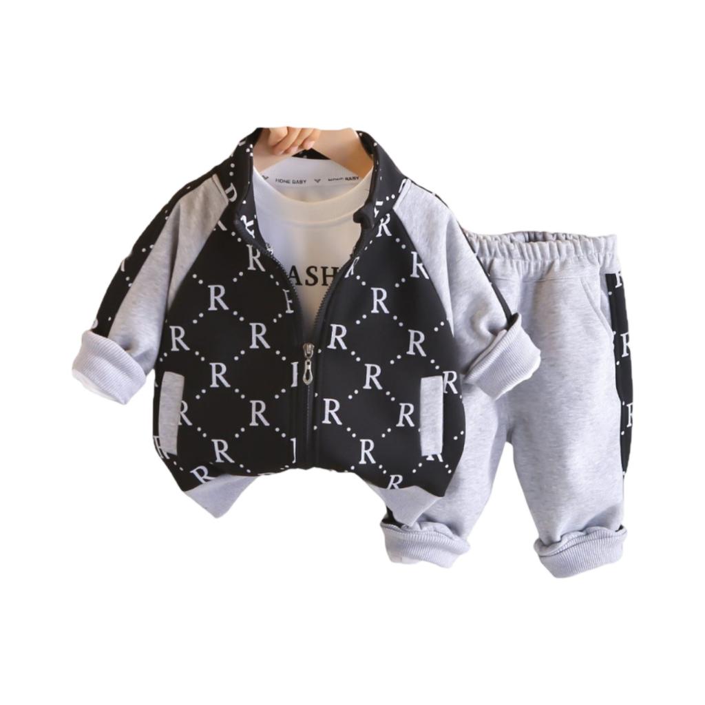 Детский повседневный комплект с длинным рукавом, удобные наряды для повседневной носки