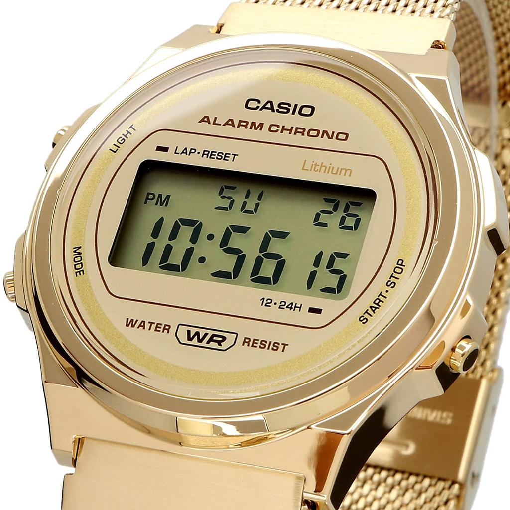 CASIO Casio Casio Стандартные винтажные часы Винтажные часы A171WEMG-9A [Товар]