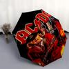 1 шт. AC/DC, Автоматический, Ветрозащитный, Компактный Дорожный Зонт для Гитариста, Подарок на День Рождения, Рождество, Бизнес 93036