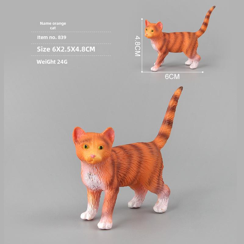 Детский набор игрушек «Черно-белый котенок» — китайские сельские украшения в виде кошечки