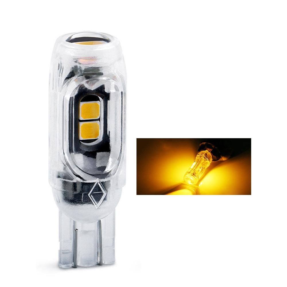 1 шт. T10 светодиодный поворотник для мотоцикла и автомобиля Canbus 5SMD маячок Gap Light дневной свет для чтения номерного знака