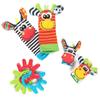 Погремушка Playgro на запястье и лодыжке, подарочный набор из 7 предметов, корейские детские игрушки