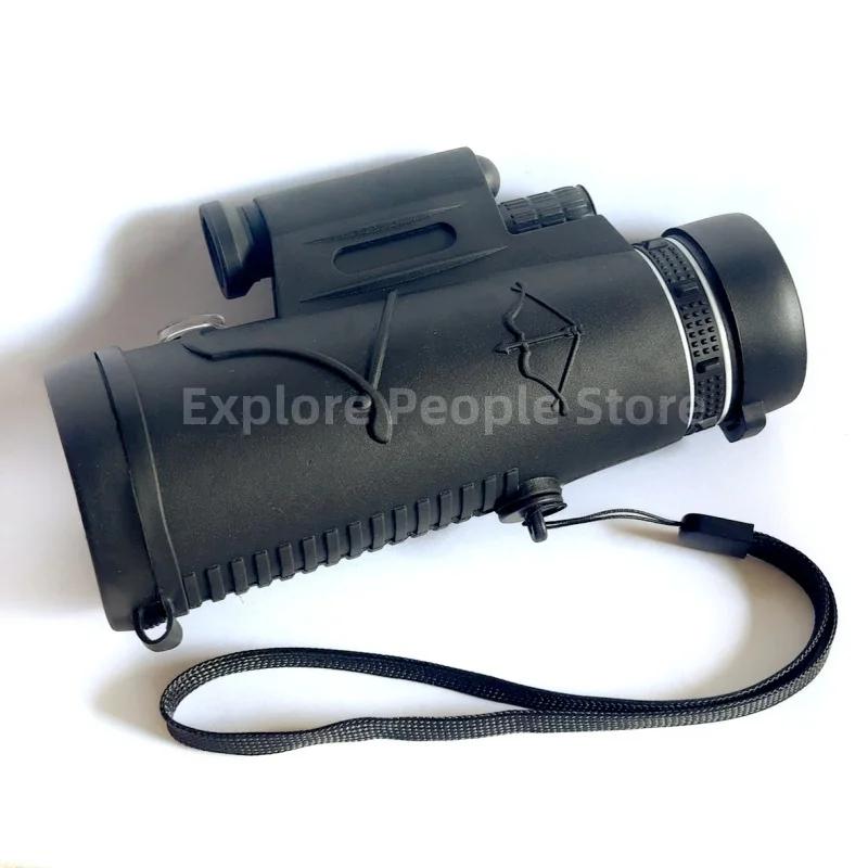 Powerful 50x60 Monocular Telescope Professional Long Range Prismatic Zoom HD BAK4 Portable Binoculars for Hunting