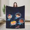 Плед Little Einsteins Детский Мультяшный Мягкий С рисунком Плюшевое Постельное Белье Пледы Для Детей Домашний Декор Фланелевое Покрывало Покрывало на Кровать