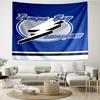 Bay Lightning Hockey Tapestry, Unique Design Tapestry, Wall Decor for Bedroom,Livingroom, Playroom,Heartwarming Fan Holiday Gifts