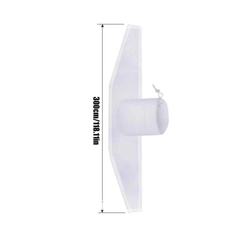 3/4/5m AC Window Seal Kit Portable AC Window Vent Kit No Drilling Waterproof Fully Sealed Air Conditioning Vent Sealing Cloth