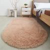 Oval Carpets for Living Room Sofa Bed Bedides Mats Soft Rugs Non-slip Bedroom Mats Home Decoration Tapetes