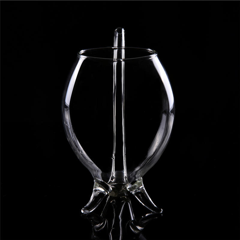 Бокал для красного вина «Вампир Дьявол», 300 мл, кружка со встроенной трубочкой для питья