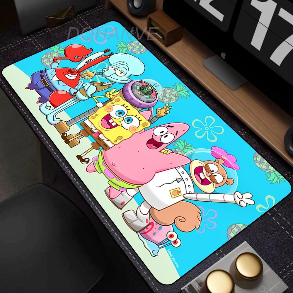 XXL Mousepad Large Size SpongeBob SquarePants Patrick Star Printed Mouse Pad Keyboard Table Pads Student Deskpad Writing Mat