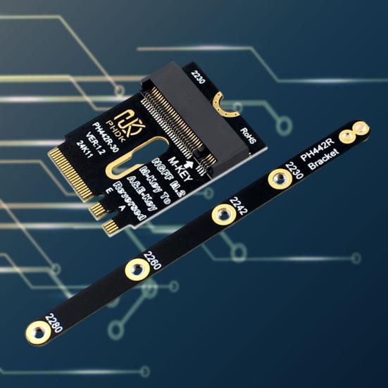 Yousheng M.2 A&E To NVME SSD Expansion Card Supports 2230/2242/2260/2280 Computer Motherboard M2 Key A-E To NVME SSD PCIe 4.0 Extension Adapter PCB