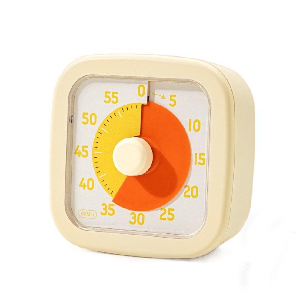 60-минутный визуальный таймер Визуализация Самодисциплина Таймер обратного отсчета Квадратный Громкий Кухонный таймер для приготовления пищи Учеба студентов