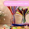 Ершики для чистки трубок Синельные стержни Разноцветные Пушистые палочки Рукодельные Художественные принадлежности Пушистая проволочная палочка для детей и малышей