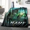 Custom Name "Powerful Magic Unleashed" blanket for Couch & Bed, Plush Cozy Fuzzy Blanket Super Soft & Warm Blankets for Fall and Winter. 0908210