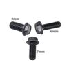 10pcs Saw Blade Screw M8 M7 M6 Left Hand Thread Hex Flange 6mm/7mm/8mm For Cutting Machine High Strength And Hardness Tool Parts