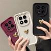 Redmi 15C 4G 171мм Чехол 3D Любовное Сердце Мягкий Чехол для Телефона Для Xiaomi Redmi Note 15 Pro Plus 5G 15 15C 4G Матовая Силиконовая Задняя Крышка