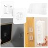Двусторонние клейкие настенные крючки, вешалки, прочные прозрачные наклейки, крючки, настенный держатель для хранения, крючки, органайзер для кухни и ванной комнаты