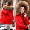 Новая зимняя куртка-пуховик для женщин, средней и длинной длины, корейский стиль, широкая, модная, свободная и универсальная, утолщенная, большого размера хлопковая куртка
