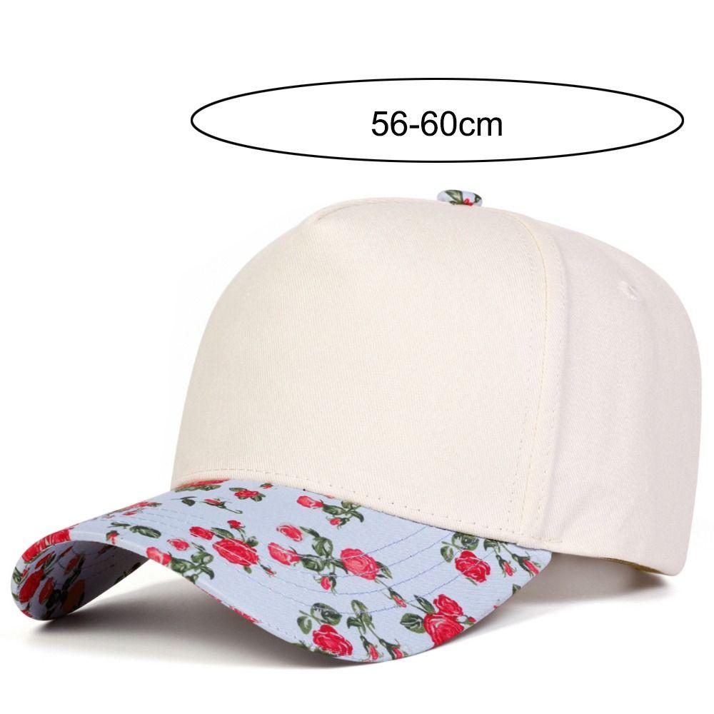 Two Tone Dad Hat Print Brim Trucker Hat Fashion Baseball Cap Outdoor Sports