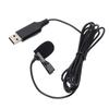Нагрудный микрофон Портативный проводной мини-нагрудный микрофон с USB-интерфейсом для камер мобильных телефонов