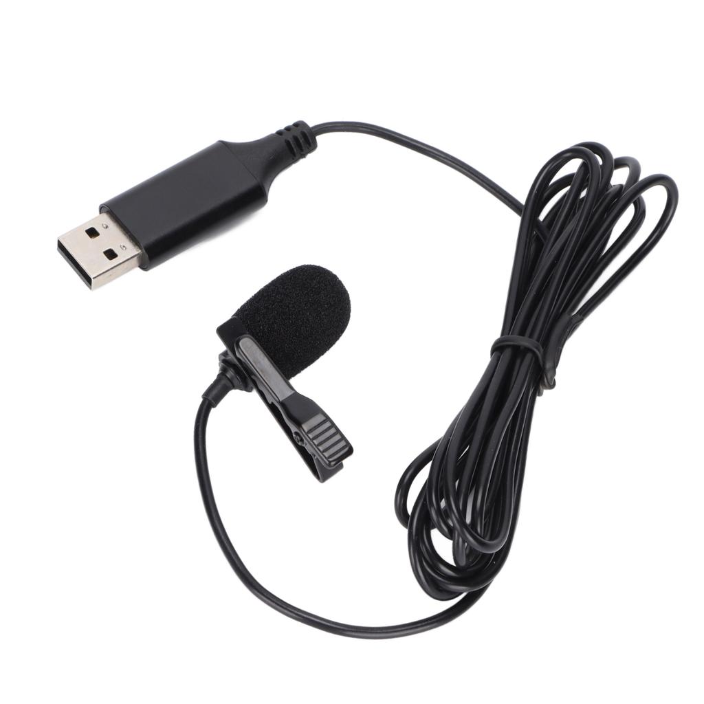 Нагрудный микрофон Портативный проводной мини-нагрудный микрофон с USB-интерфейсом для камер мобильных телефонов