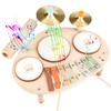 Drum Set Children Montessori Toy Musical Instrument Toy Xylophone Toy Wooden Toy Percussion Instrument Baby Toy 1 2 3 4 5 Years Birthday Present for