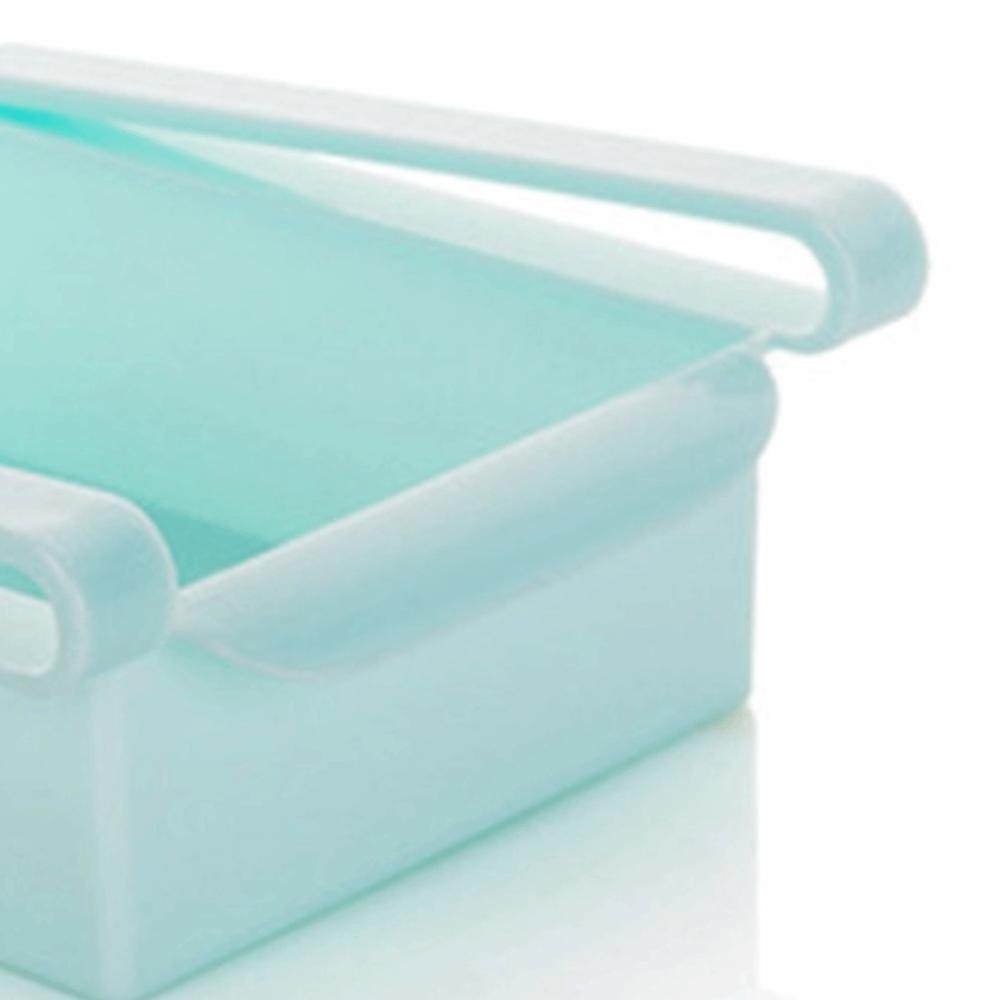 PP Fridge Drawer Organizer Sliding Pull-Out Kitchen Organizer Rack Fruit Vegetable Basket