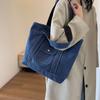 Женская сумка Temperament Commuting Большая вместимость Холщовые сумки Новые повседневные универсальные сумки через плечо для студентов колледжей